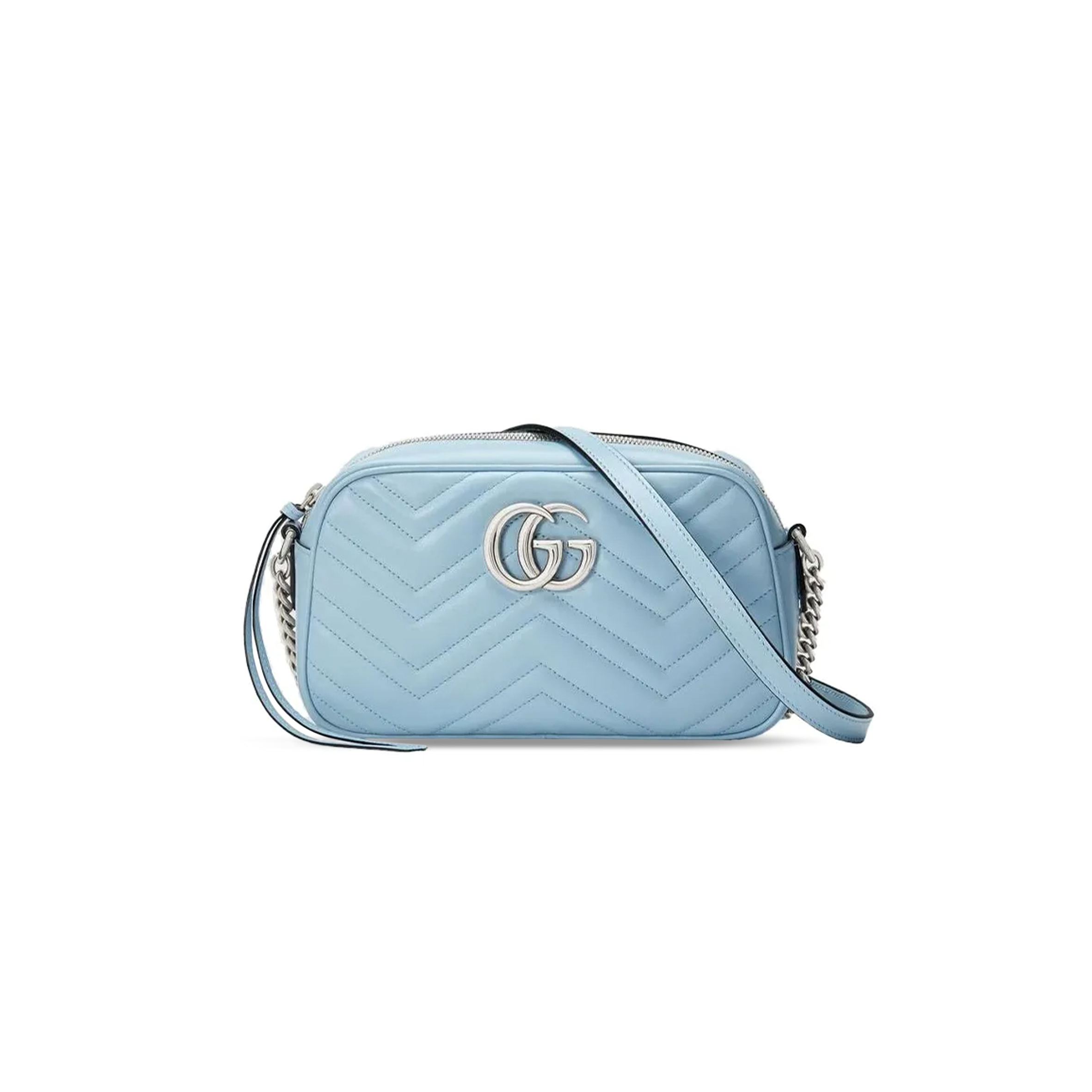 GUCCI GG MARMONT MATELASSÉ SMALL CAMERA BAG 447632 (24*13*7cm)